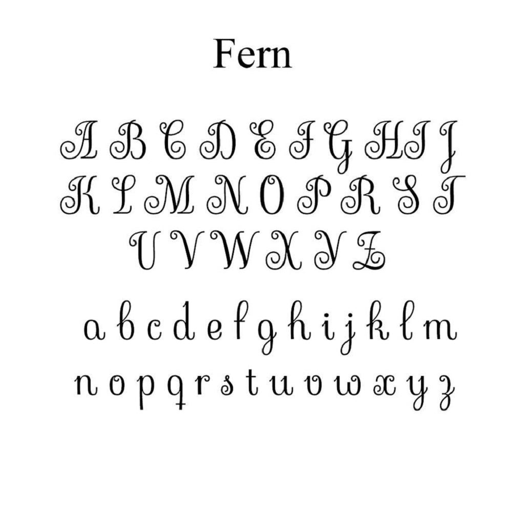 Large Engraved Initial Pendant Necklace