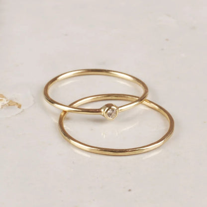 Fine Shimmer Beat Ring