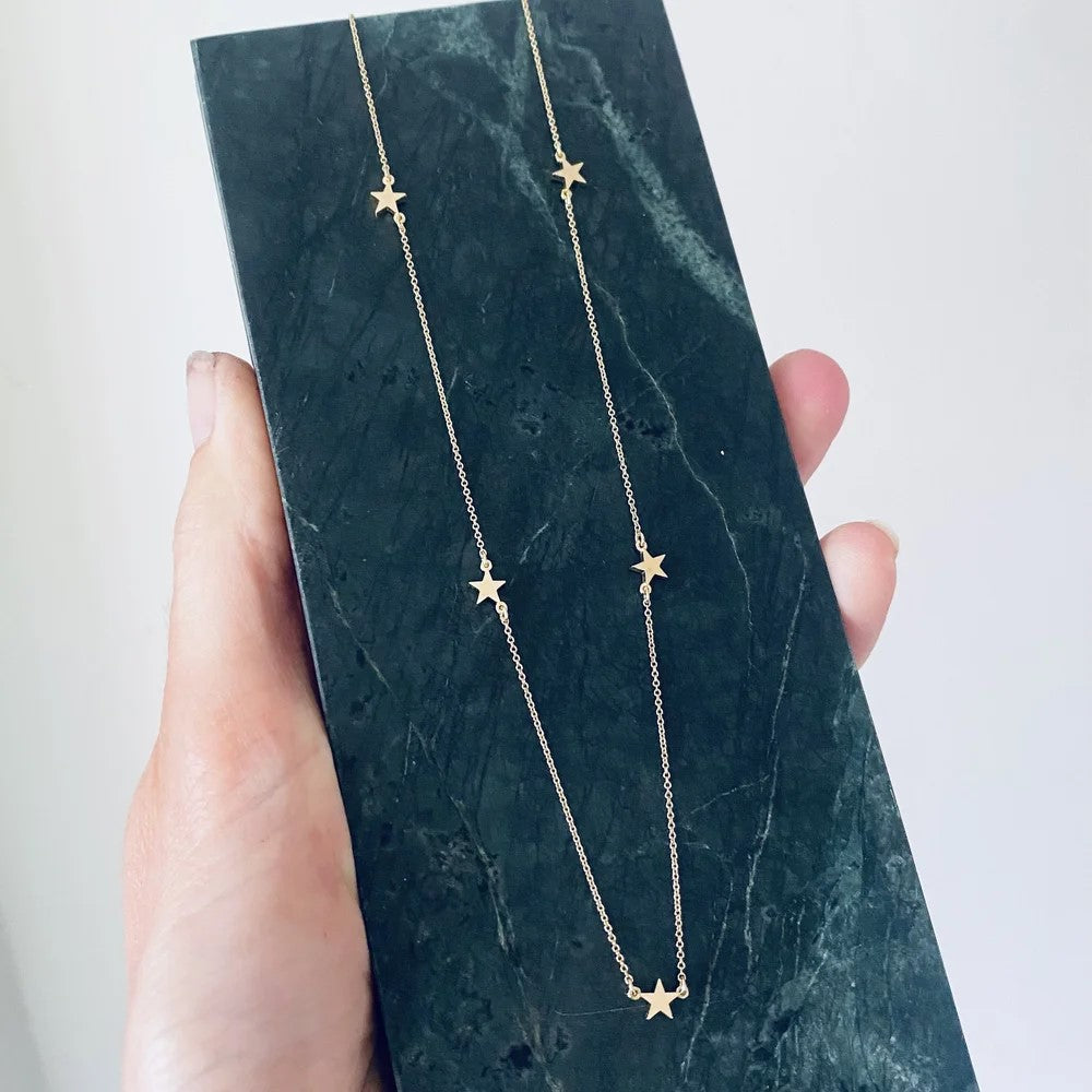 Five Little Stars Necklace