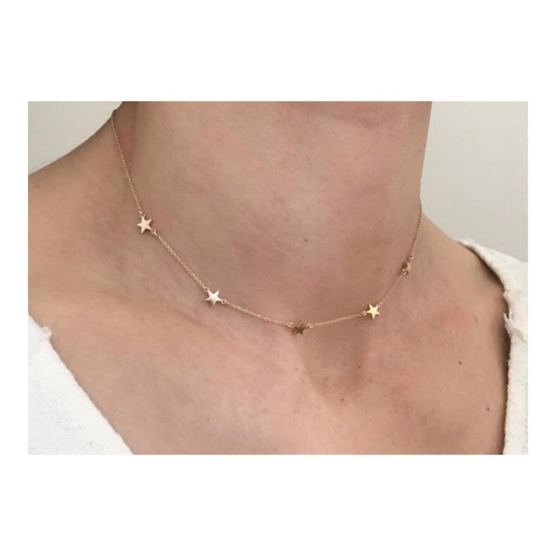 Five Little Stars Necklace