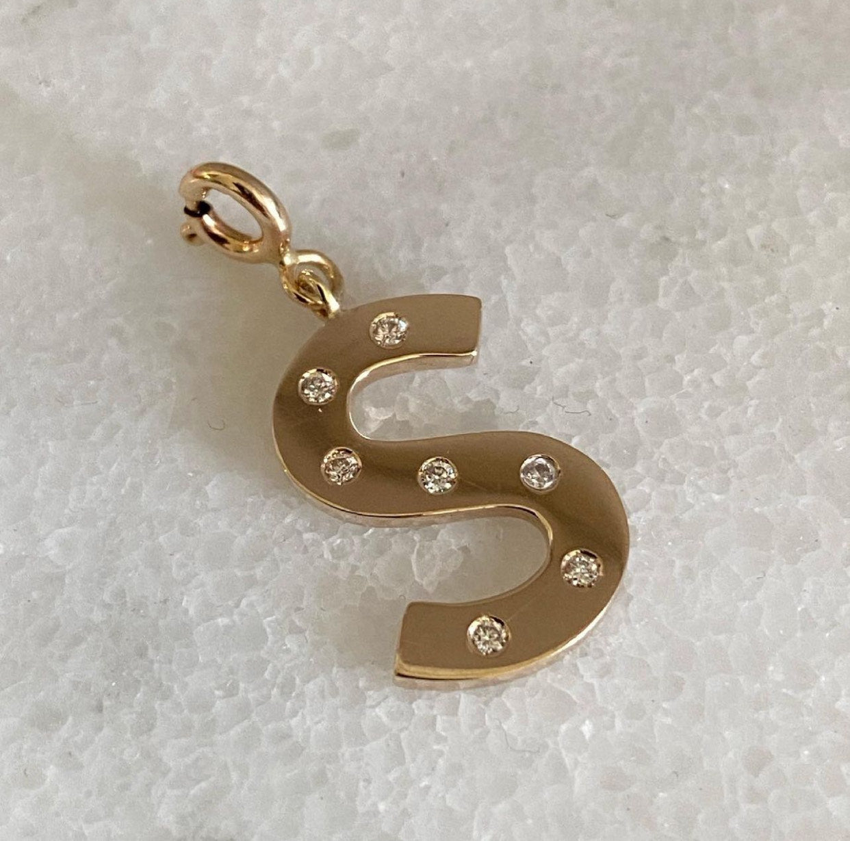 Bespoke handmade gold jewellery commission by Lindsay Pearson, crafted in England