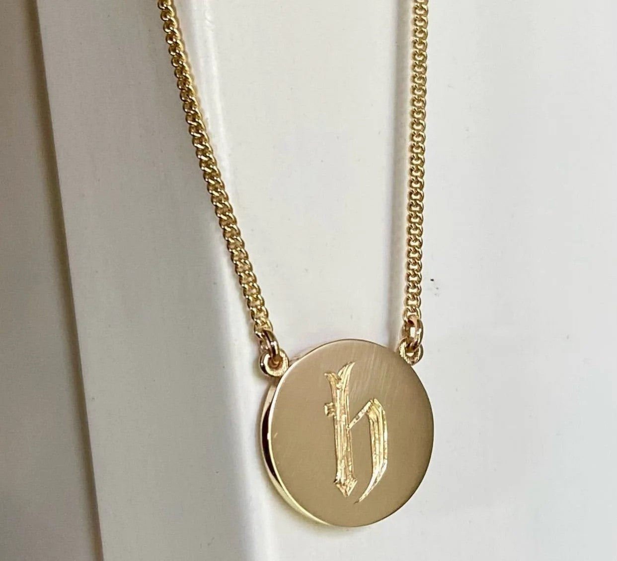 In Line Monogram Necklace