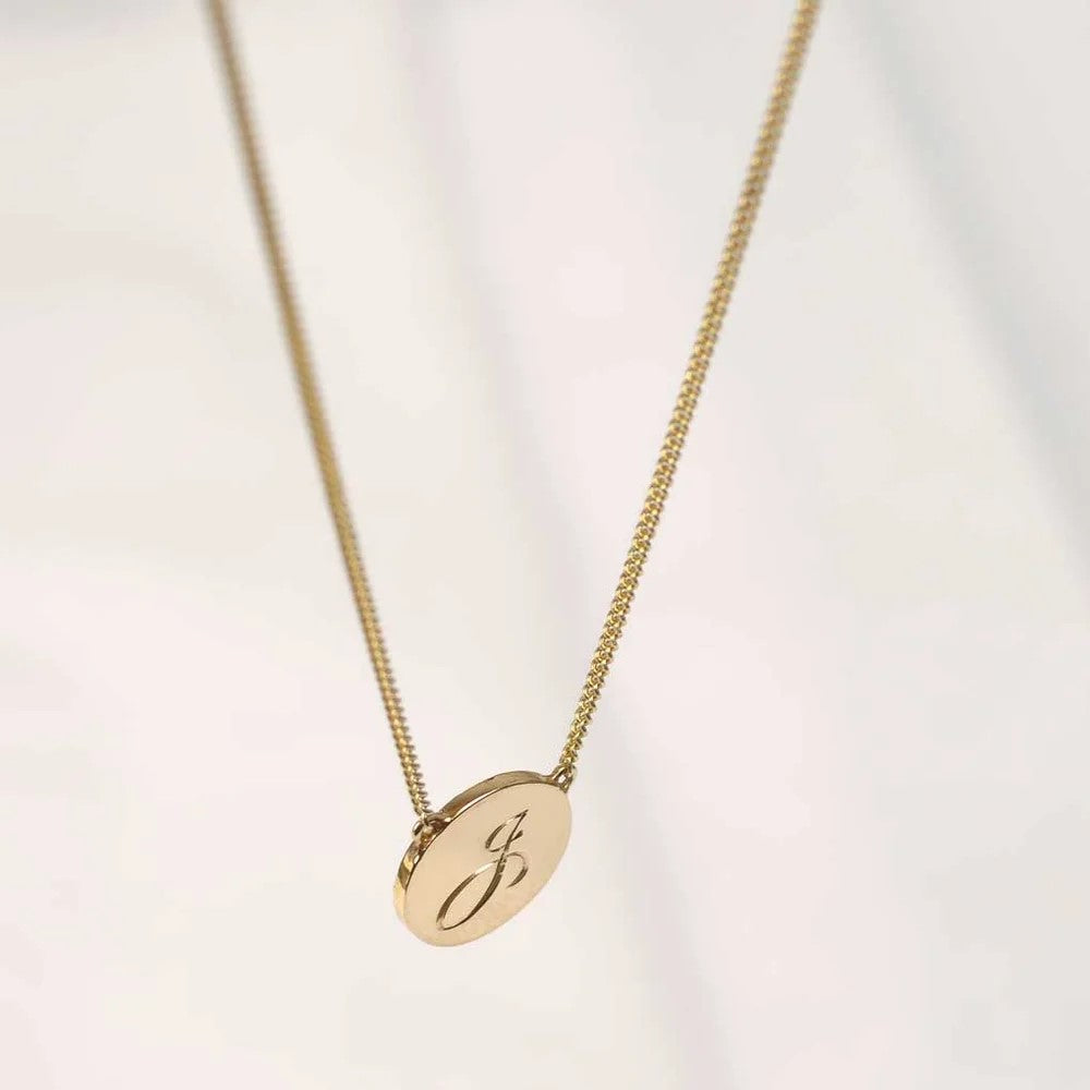 In Line Monogram Necklace