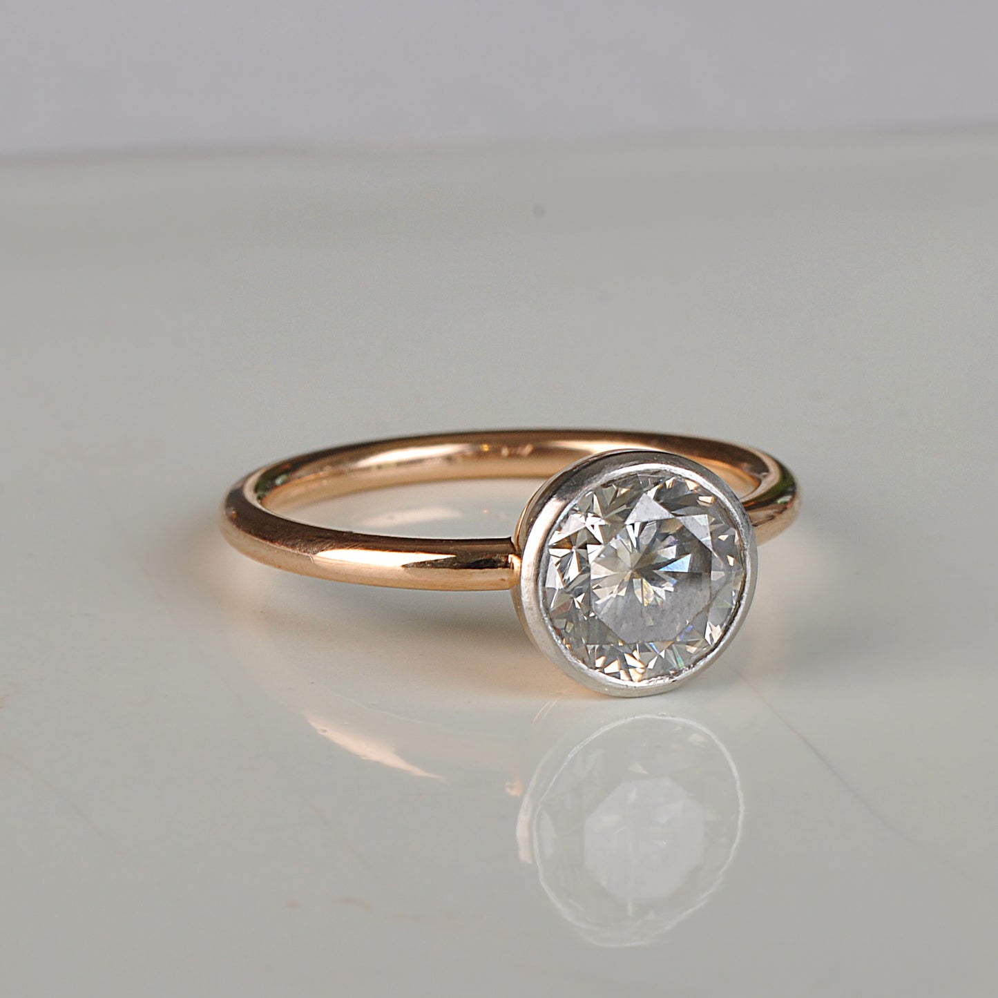 Grey Salt & Pepper Diamond Ring