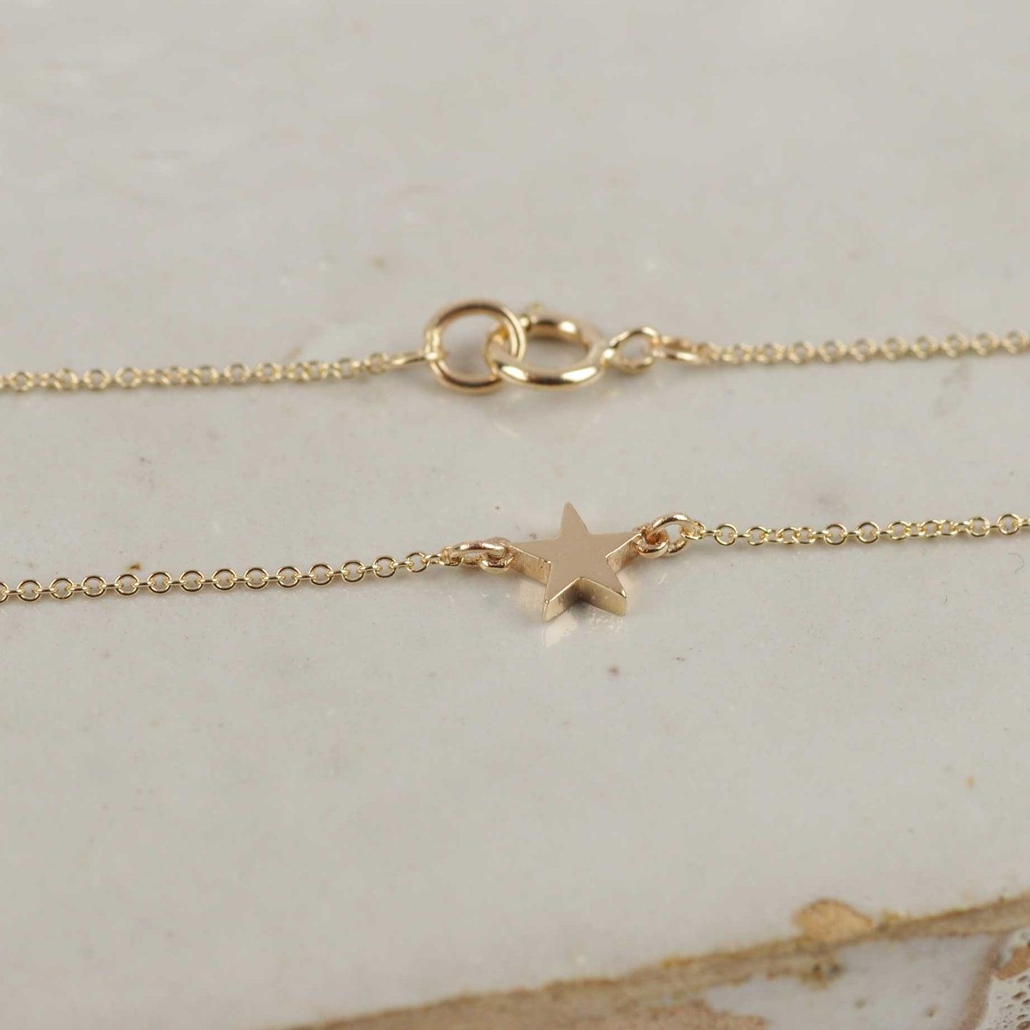 Little Gold Star Necklace