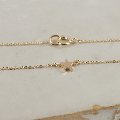 Little Gold Star Necklace