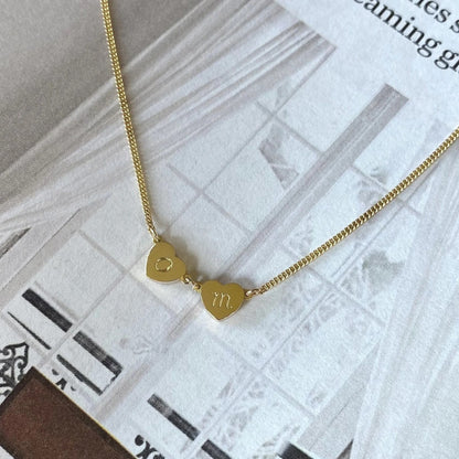 Two Heart Necklace