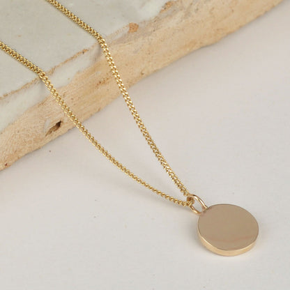 Baby Delicate Disc Necklace