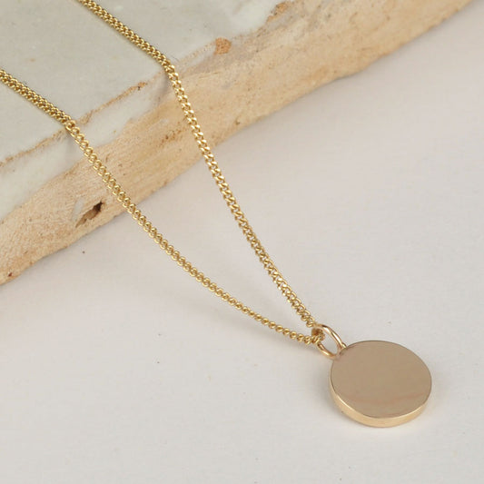 Baby Delicate Disc Necklace