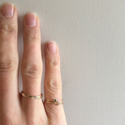Baby Emerald Ring