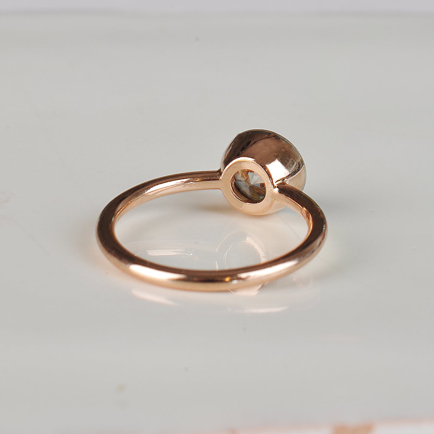 Grey Salt & Pepper Diamond Ring