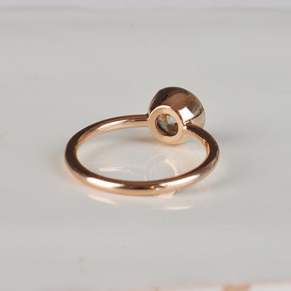 Grey Salt & Pepper Diamond Ring